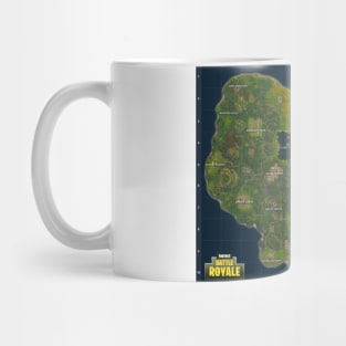 Fortnite map Mug